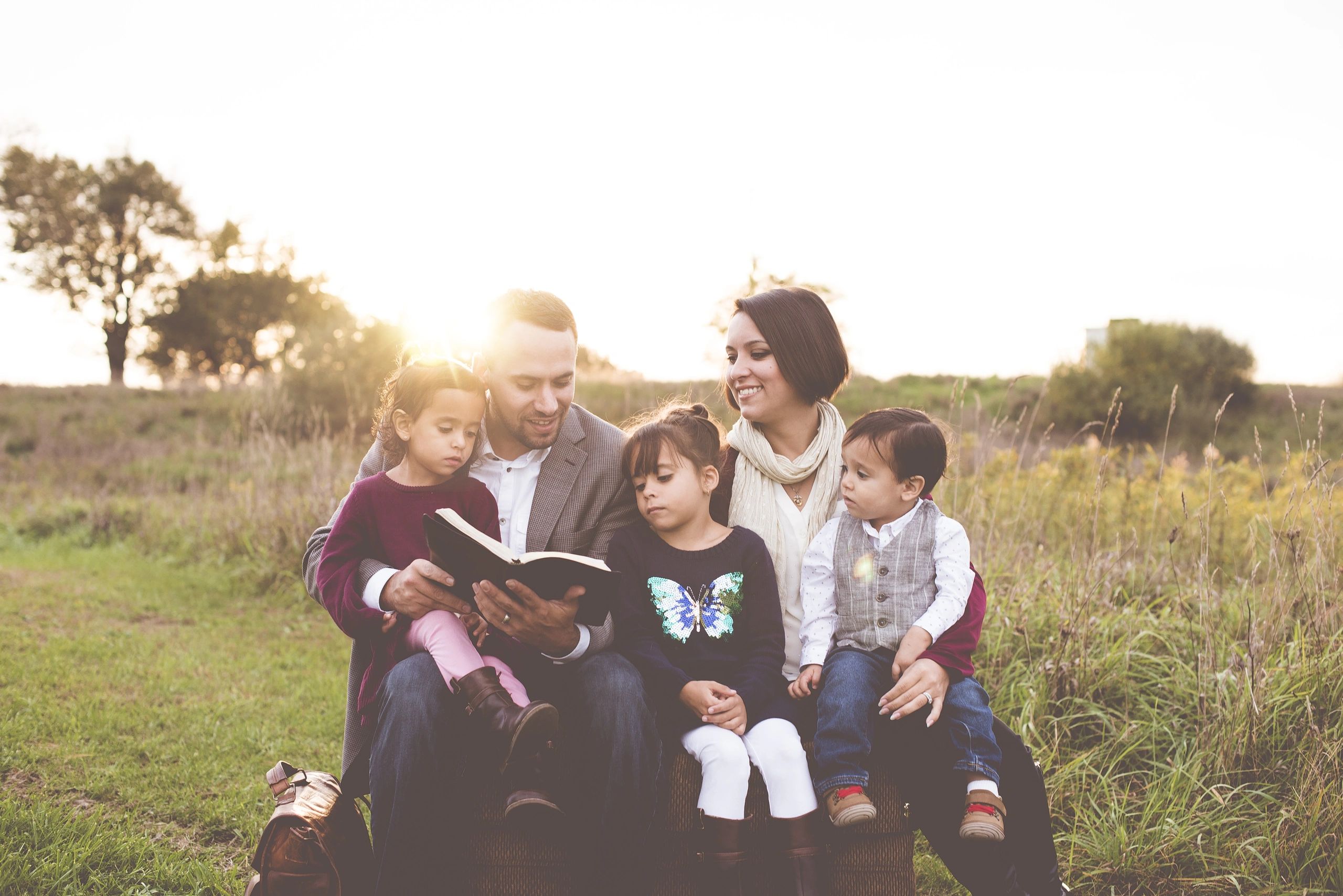 A family journaling together