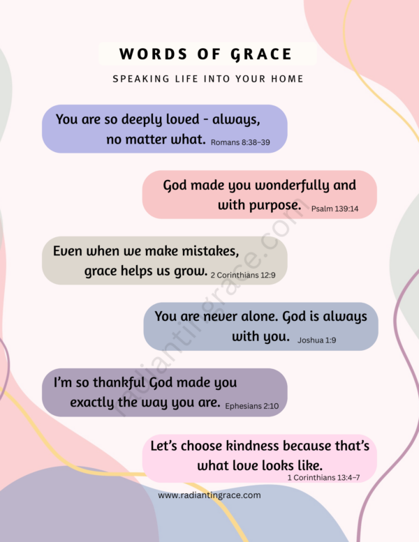 Words of Grace: Speaking Life Scripts